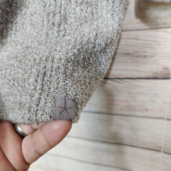 Barefoot Dreams Size Medium CozyChic Lite Style 452  Circle Cardigan Brown - Picture 15 of 16